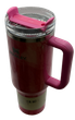 Термос термокружка Stanley Quencher H2.0 Tumbler из нержавеющей стали Pink Marble 1,18 л KT7001922 - изображение 6