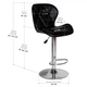 Крісло Hommex Martin Black (арт. H-445 Black/Сhrome base MR) - изображение 3
