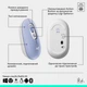 Комплект (клавиатура + мышь) Logitech POP Icon Combo Bluetooth UA Lilac (920-013078) [121103] - изображение 11