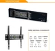 Настінне кріплення для телевізора Brateck KL36-44F 32"-55" - зображення 9