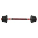 Гантели трансформер превращаются в штангу 3в1 SP-Sport TA-9455-30 30кг (2 грифа l-51см, блинчики, цемент, в комплекте удлинитель грифа l-40см, черный-красный) - изображение 6