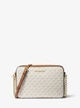 Жіноча сумка кросс-боді через плече MICHAEL MICHAEL KORS Jet Set Large Printed Logo Crossbody Bag VANILLA 35F8GTTC3B (57618) - зображення 1