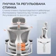 Крісло офісне Sihoo DORO C300 Pro Mesh White - изображение 10