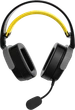 Бездротова ігрова гарнітура Ajazz AHM09 MAX Black Gray Yellow (AHM09-MAX-BGY) - зображення 2