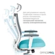 Крісло офісне OfficePro Balance OC550-W-DG-BL - зображення 14
