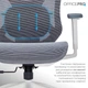 Крісло офісне Officepro Atlas OC630-W-DG-DG - изображение 10
