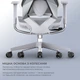 Крісло геймерське Sihoo Xallking X5C Mesh Grey - зображення 14