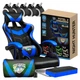 Геймерское кресло M1 G265 с функцией МАСАЖУ BLUE - изображение 1