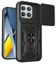 Чохол Camshield з кільцем-підставкою на Poco F8 Pro / black - зображення 1
