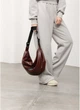 Жіноча сумка Хобо з екошкіри SAMBAG Бордовий (5172050528) - зображення 6