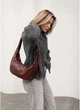 Женская сумка Хобо из экокожи SAMBAG Бордовый (5162030813) - изображение 1