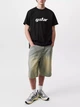 Футболка хлопковая длинная мужская G-Star Raw 59478503(Dk Black) XL Черная (3001207467052) - изображение 3