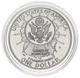 Монета США 1 долар 1991 Срібло S Proof 50 років Національного меморіалу Рашмор (KM#229) - зображення 2