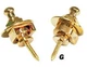 Стреплоки для ременя PAXPHIL PSL700G STRAP SECURITY LOCKS (GOLD) - зображення 3