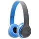 Навушники бездротові накладні MDR P47 FM MP3 Bluetooth блакитний - зображення 1
