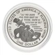 Монета США 1 доллар 1995 Серебро P Proof Специальные Олимпийские игры (KM#266) - изображение 2