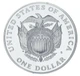 Монета США 1 долар 1994 Срібло S UNC 200 років Капітолію (Ag 900, 26,73 грама) - зображення 2