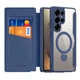 Чохол (книжка) Samsung Galaxy S25 Ultra, Dux Ducis Skin X Pro, MagSafe, Синій - 594703 - зображення 1