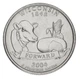 Монета США 25 центів (квотер) 2004 P «Штати і території - Вісконсін» UNC (KM#359) - зображення 1