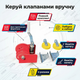 Набор для приточных клапанов привод ручной для теплиц форточек лебедка тросовый механизм 15м оцинкованный - изображение 2