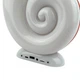 Колонка портативная с часами Conch Music Light Bluetooth LED белый с оранжевым - изображение 4