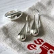 Серьги серебряные Капля SE 925 - изображение 5