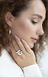 Серьги серебряные Капля SE 925 - изображение 8
