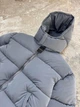 Оверсайз куртка пуховик цвет графитовый (клеточка) размер L/XL RAPID_RD414_2 - изображение 9