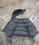 Оверсайз куртка пуховик цвет графитовый (клеточка) размер L/XL RAPID_RD414_2 - изображение 11