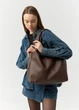 Женская сумка Sambag HOBO L шоколадная 34 х 37 х 16 см (53300020) - изображение 5