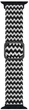 Ремешок нейлоновый MRK Ribbed с металлическим регулятором длины для Apple Watch 42/44/45/49мм Black and Antique White (mrk6090) - изображение 2