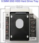 Адаптер-карман (optibay) 9,5 мм для HDD/SSD SATA в ноутбук замість DVD-приводу - зображення 6