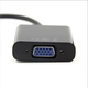 Адаптер HDMI-VGA + Audio, переходник для монитора, проектора, ТВ, Т2 - изображение 3