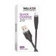 Кабель USB WALKER C735 Lightning 2м Black - зображення 4