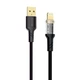 Кабель USB WALKER C950 Lightning Black - изображение 1