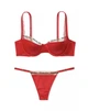 Комплект білизни Very Sexy Logo Lightly Lined Balconette Bra Червоний 34D-L - изображение 1