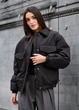 Жіноча куртка Staff fuze black oversize M (BZP0370) - изображение 1