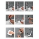 Душова система з насадкою на кран у умивальник із турмаліном Modified Faucet With External Shower (срібляста, білий шланг) - зображення 2