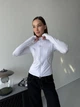 Жіноча кофта на блискавці з коміром стійкою Uaclothes 42 Молочний (like36601-170281364) - изображение 1