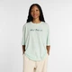 Жіноча м'ятна футболка New Balance Visibly Loved Oversized 34 (XS) (WT61M1JBCOJ) - зображення 1