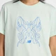 Женская мятная футболка New Balance Butterfly Oversized 34 (XS) (WT61M6WOCOJ) - изображение 4