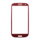 Скло Samsung I747 Galaxy S3 / I9300 Galaxy S3 / I9300i Galaxy S3 / I9301 Galaxy S3 Neo / I9305 Galaxy S3 Lte / R530 Galaxy S3, Червоний - 14124 - зображення 1