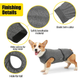 Гигиенические трусы/комбинезон для собак WanTalk Full Body Dog Diaper, Grey, M - изображение 5