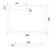 Душовий піддон REA BELMOND 80x100 WHITE - изображение 5