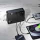Павербанк HOCO J166 50000mAh 22.5W 2USB/1Type-C Powerbank с быстрой зарядкой QC3.0+PD3.0 Black - изображение 6