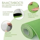 Коврик для йоги и фитнеса EVAPOL TPE 1830х610х6мм зеленый / серый - изображение 5