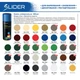 Эмаль SLIDER color универсальная 7046 серая матовая 400 мл - изображение 2