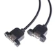 Планка корпусна Lucom USB3.0 A-Pinheader x2 0.50m 19pin чорний(62.09.8497) - изображение 2