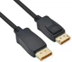 Кабель монітора-сигнальний Goobay DisplayPort M/M 2.0m v2.1 16K@60Hz 80Gbps Certified чорний(75.07.4761) - зображення 1