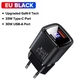 Сетевое зарядное устройство QOOVI 33W GAN Display Type-c USB - изображение 6